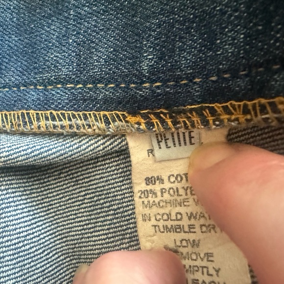 Carbon Vintage Button Front Long Sleeve Denim Jean Jacket Women’s Size P GUC - Picture 12 of 16